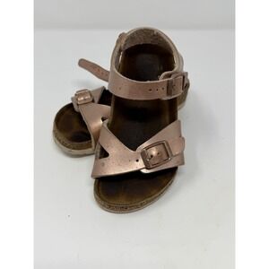 Birkenstock Kids‎ Rio Rose Gold Sandals Size 25 Adjustable Buckle Casual